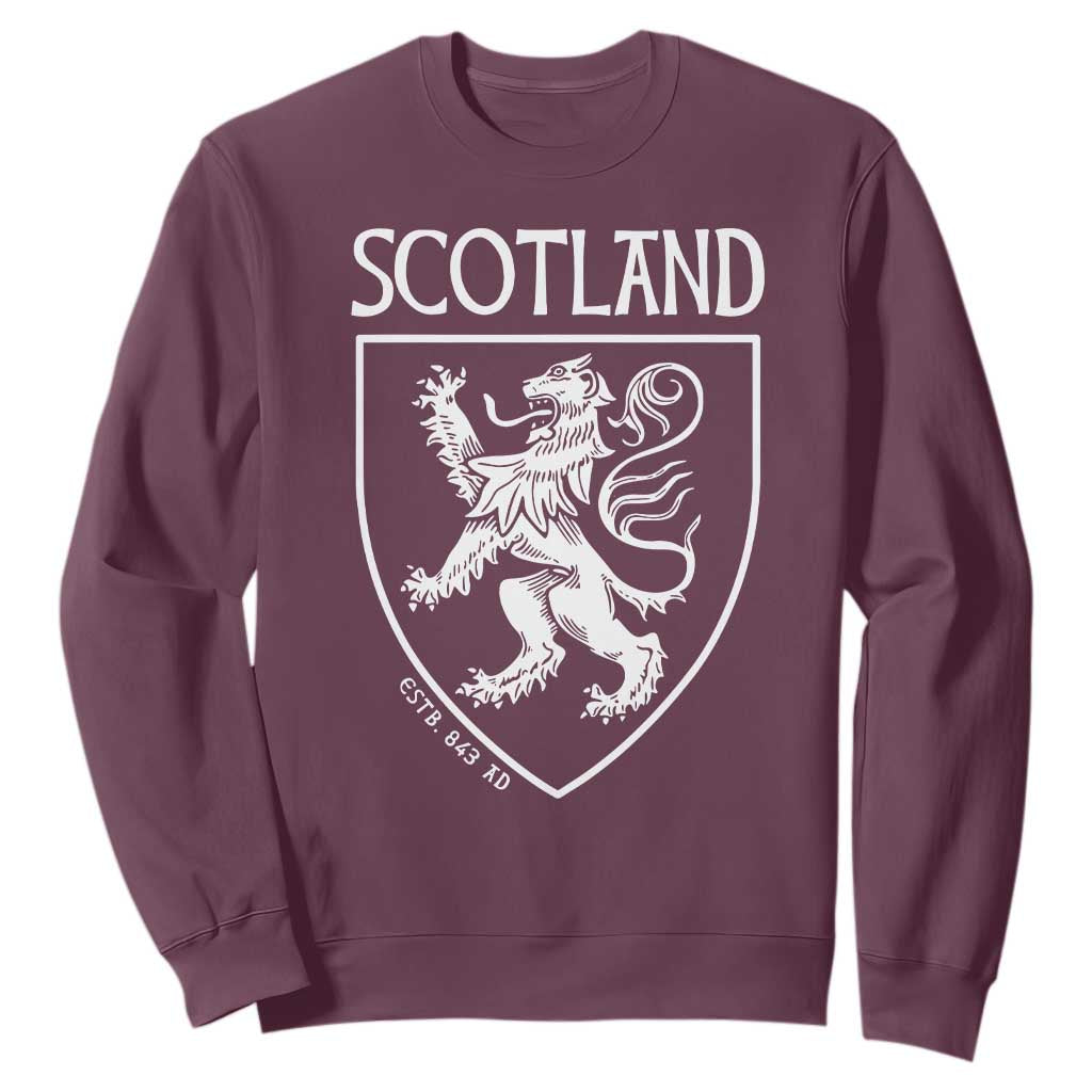Scotland Lion Rampant Scottish Heritage Pride Graphic Sweatshirt