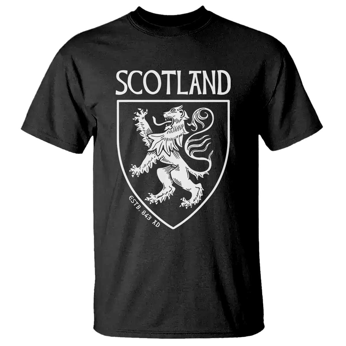 Scotland Lion Rampant Scottish Heritage Pride Graphic T Shirt