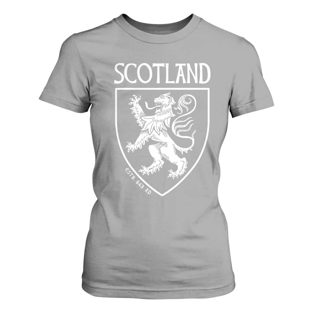Scotland Lion Rampant Scottish Heritage Pride Graphic T Shirt For Women