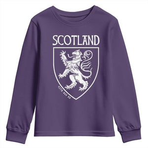 Scotland Lion Rampant Scottish Heritage Pride Graphic Youth Sweatshirt