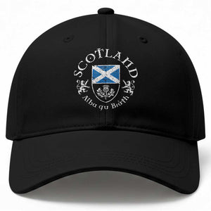 Scotland Alba gu Brath Scottish Thistle Emblem Baseball Cap Distressed Vintage Scottish Heritage Pride