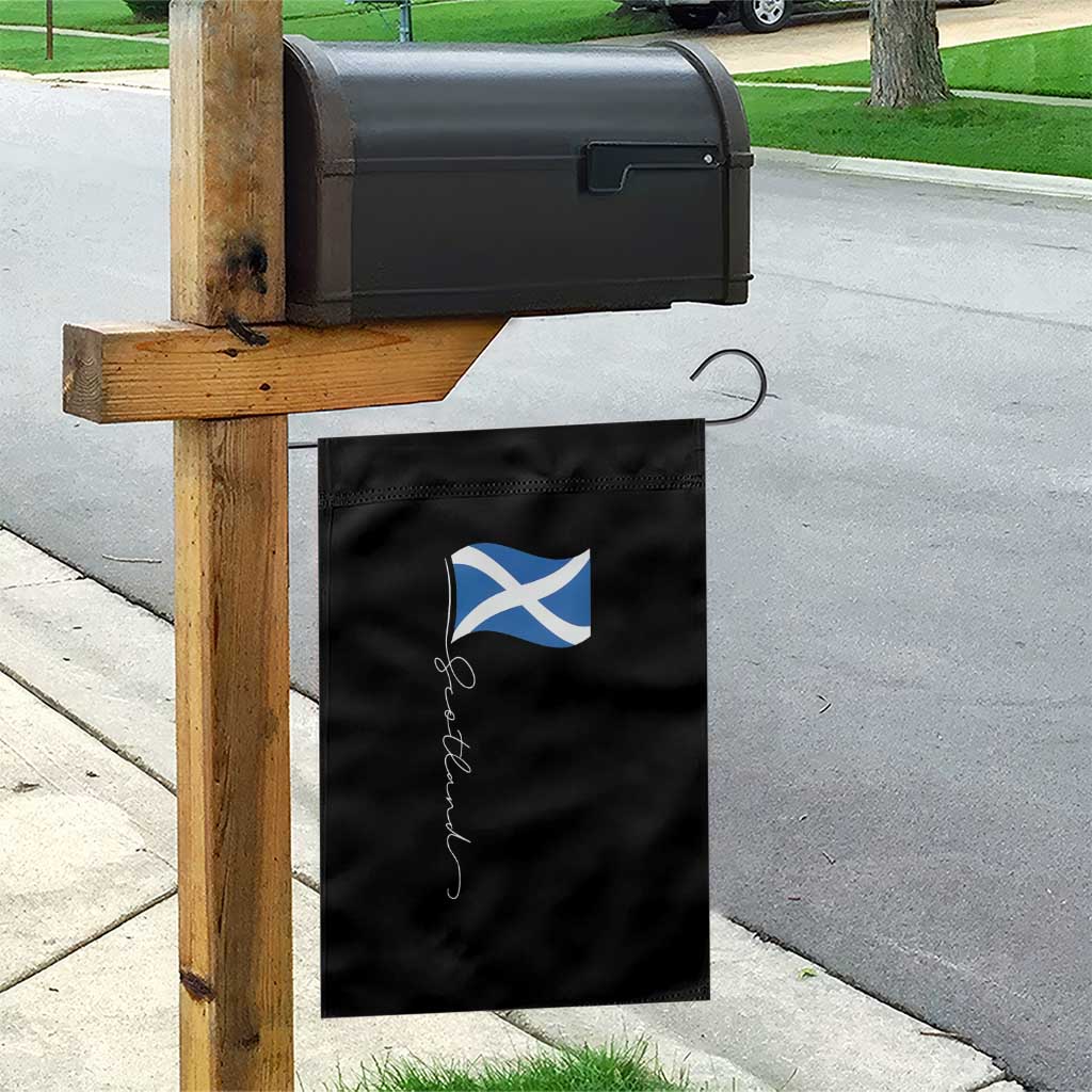 Scotland Saltire Waving Flag Garden Flag Minimalist Scottish Heritage Pride