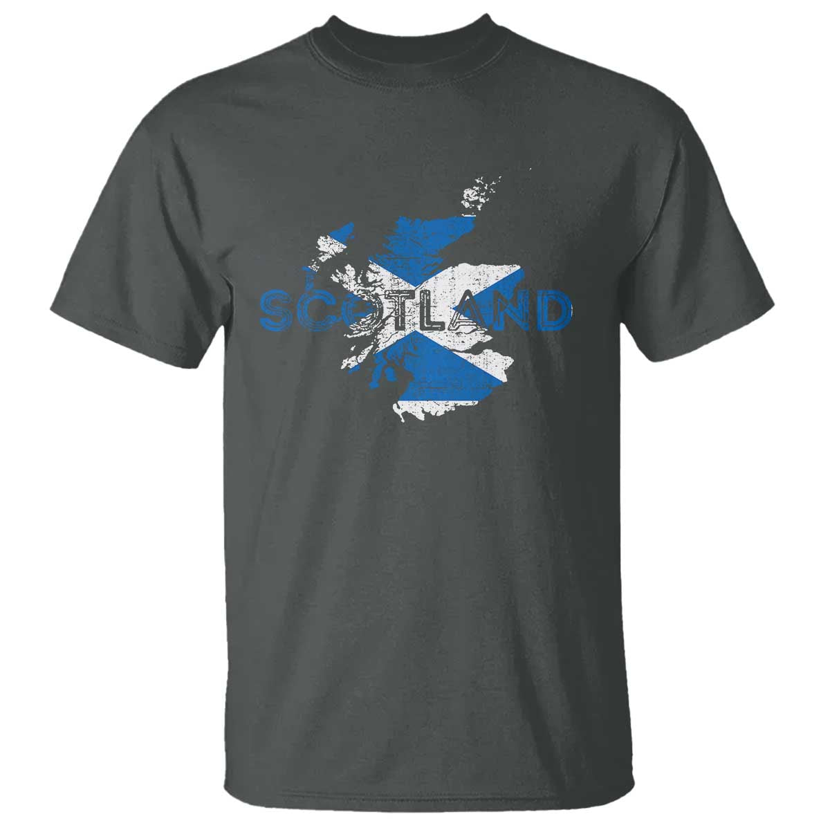 Scotland Map Saltire Flag Scottish Heritage T Shirt Vintage Country Pride
