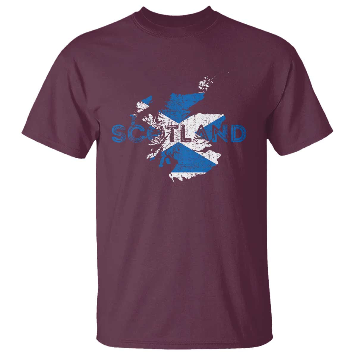 Scotland Map Saltire Flag Scottish Heritage T Shirt Vintage Country Pride