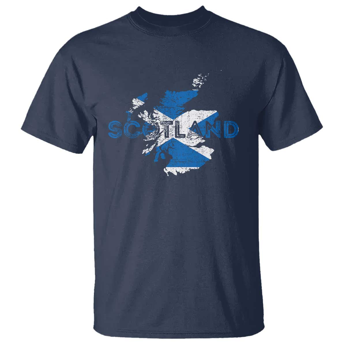 Scotland Map Saltire Flag Scottish Heritage T Shirt Vintage Country Pride