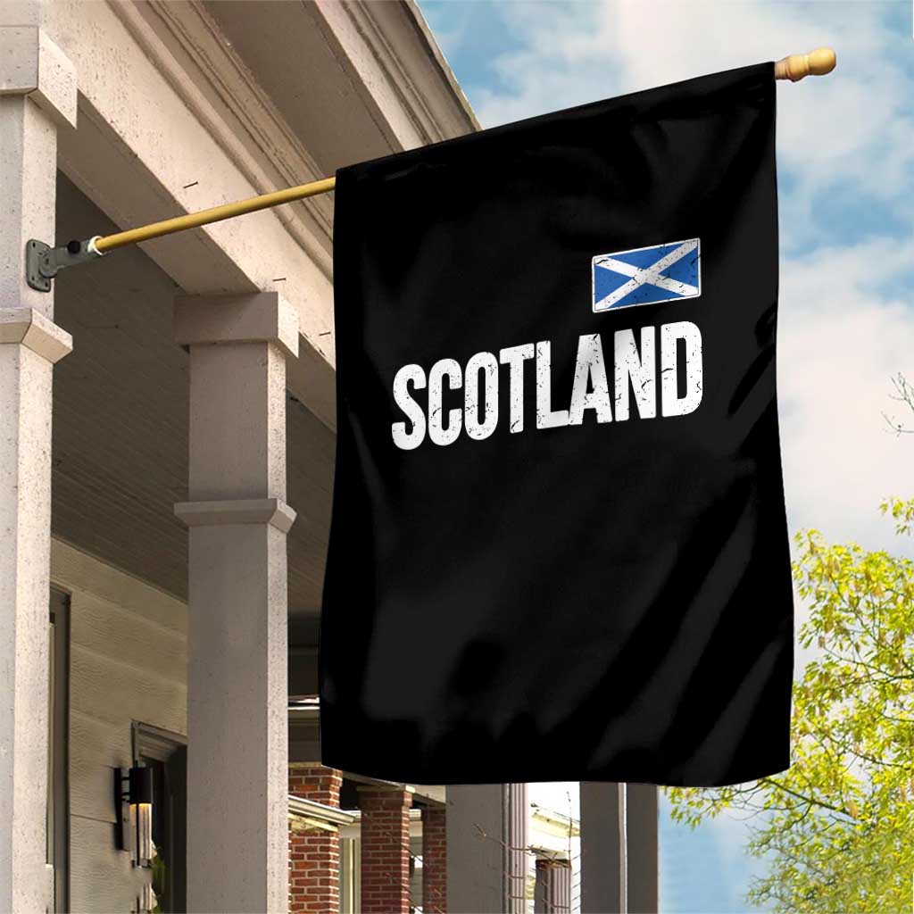 Scotland Saltire Flag Minimalist Athletic College Style Garden Flag