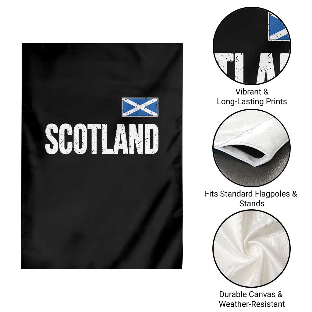 Scotland Saltire Flag Minimalist Athletic College Style Garden Flag