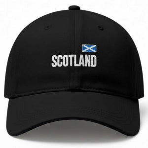 Scotland Saltire Flag Minimalist Athletic College Style Baseball Cap