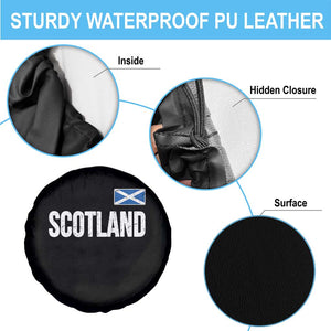Scotland Saltire Flag Minimalist Athletic College Style Spare Tire Cover