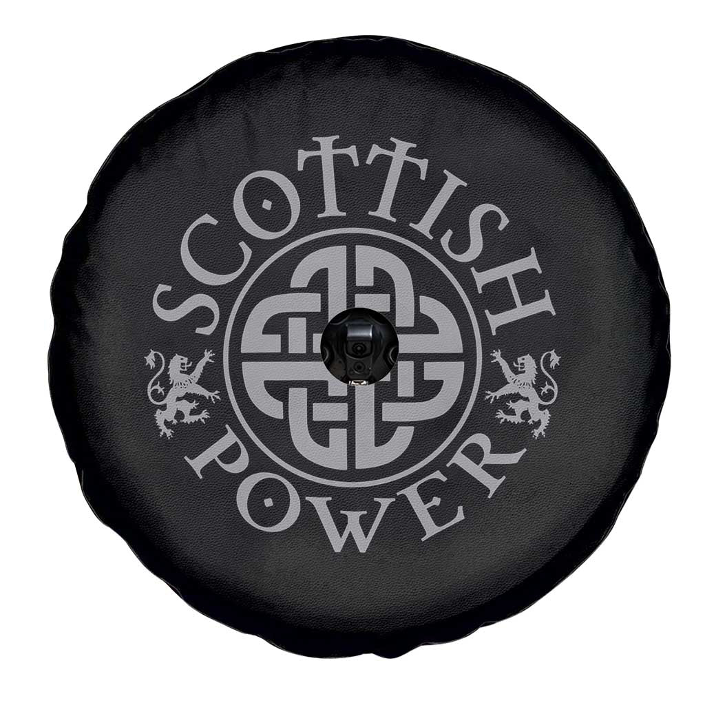 Scottish Power Celtic Knotwork Shield Emblem Spare Tire Cover Traditional Tribal Heritage Scottish Pride