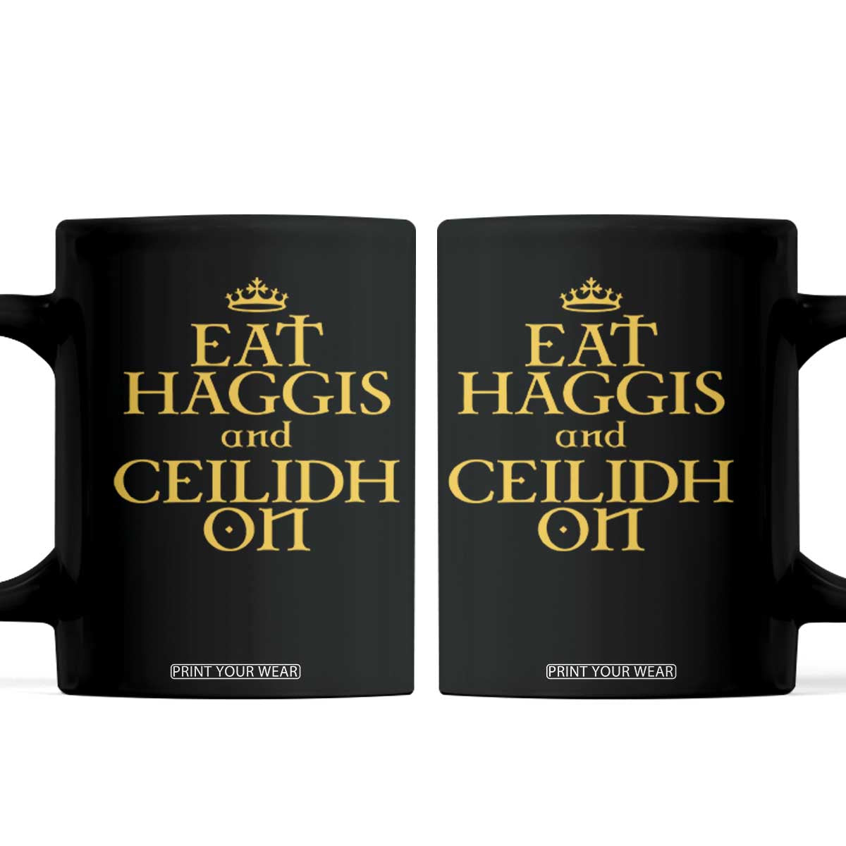 Eat Haggis and Ceilidh On Scotland Things Coffee Mug Funny Scottish Culture Heritage Pride