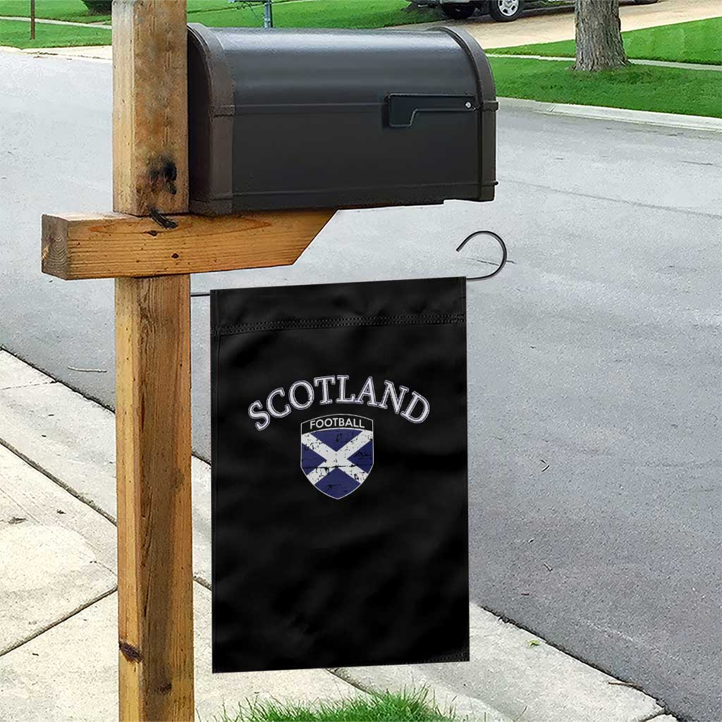 Scotland Football Distressed Shield Saltire Flag Garden Flag Game Day Sports Soccer Fans