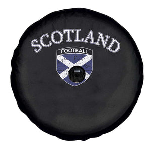 Scotland Football Distressed Shield Saltire Flag Spare Tire Cover Game Day Sports Soccer Fans