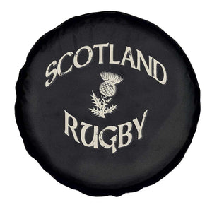 Scotland Rugby Distressed Vintage Traditional Thistle Spare Tire Cover Sports Fan Game Day