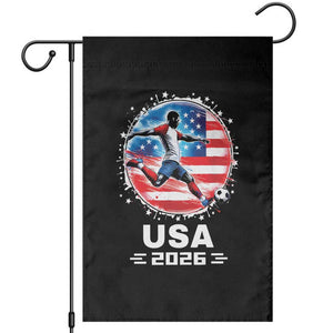 USA Soccer Patriotic Player 2026 Graphic Garden Flag United States Football Fan Spirit