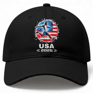 USA Soccer Patriotic Player 2026 Graphic Baseball Cap United States Football Fan Spirit