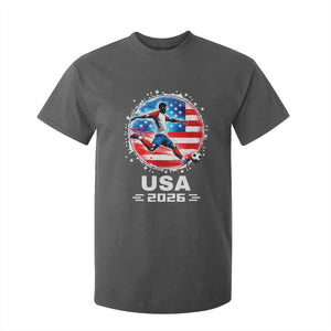 USA Soccer Patriotic Player 2026 Graphic T Shirt For Kid United States Football Fan Spirit
