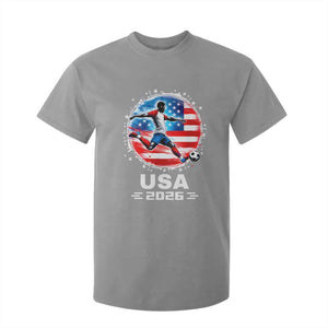 USA Soccer Patriotic Player 2026 Graphic T Shirt For Kid United States Football Fan Spirit