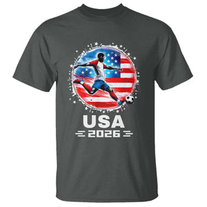USA Soccer Patriotic Player 2026 Graphic T Shirt United States Football Fan Spirit
