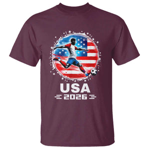 USA Soccer Patriotic Player 2026 Graphic T Shirt United States Football Fan Spirit