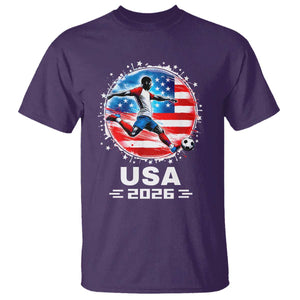USA Soccer Patriotic Player 2026 Graphic T Shirt United States Football Fan Spirit