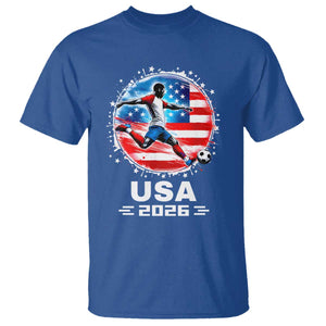 USA Soccer Patriotic Player 2026 Graphic T Shirt United States Football Fan Spirit