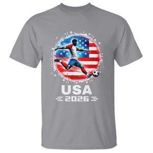 USA Soccer Patriotic Player 2026 Graphic T Shirt United States Football Fan Spirit
