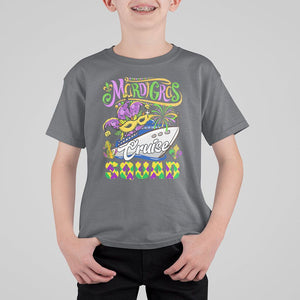 Mardi Gras Cruise T Shirt For Kid Matching Group Squad Family Vacation Party TS02 Charcoal Print Your Wear
