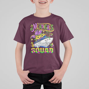Mardi Gras Cruise T Shirt For Kid Matching Group Squad Family Vacation Party TS02 Maroon Print Your Wear