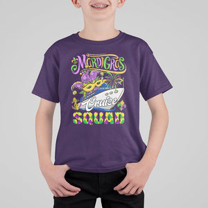 Mardi Gras Cruise T Shirt For Kid Matching Group Squad Family Vacation Party TS02 Purple Print Your Wear