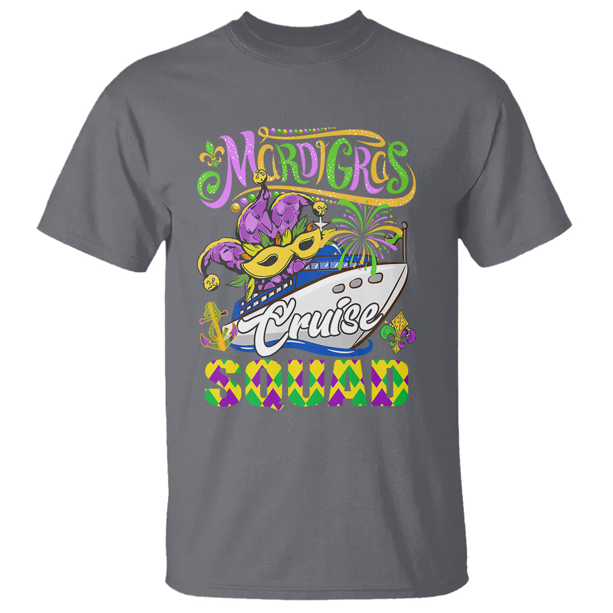Mardi Gras Cruise T Shirt Matching Group Squad Family Vacation Party ...