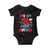 Spider Birthday Baby Onesie It's My 3rd Bday Party 3 Years Old Boy TS02 Black Print Your Wear