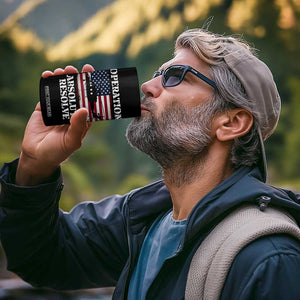 Operation Absolute Resolve 4 in 1 Can Cooler Tumbler US Military Extraction Mission American Flag TS02 Print Your Wear