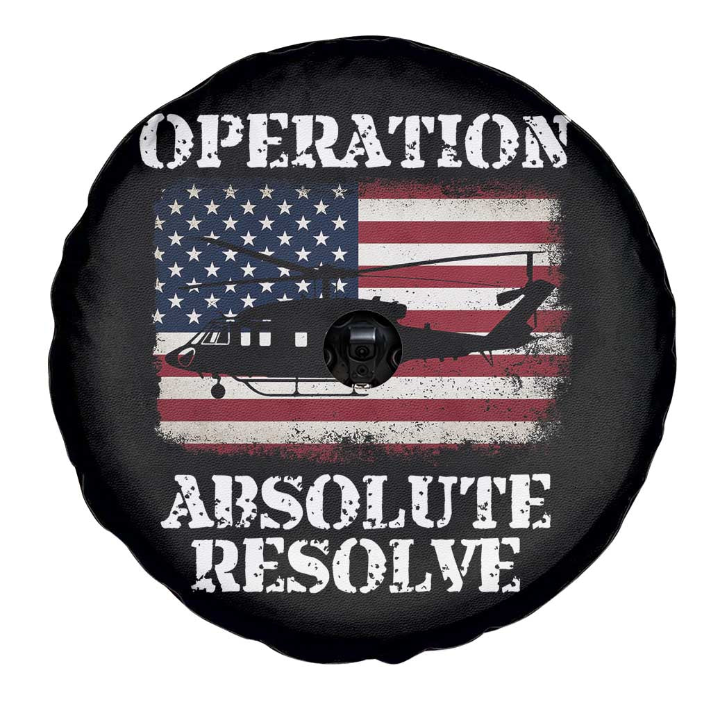 Operation Absolute Resolve Spare Tire Cover US Military Extraction Mission American Flag TS02 Print Your Wear