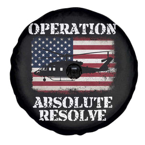 Operation Absolute Resolve Spare Tire Cover US Military Extraction Mission American Flag TS02 Print Your Wear