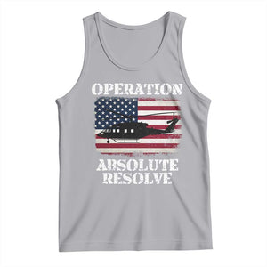 Operation Absolute Resolve Tank Top US Military Extraction Mission American Flag TS02 Athletic Heather Print Your Wear
