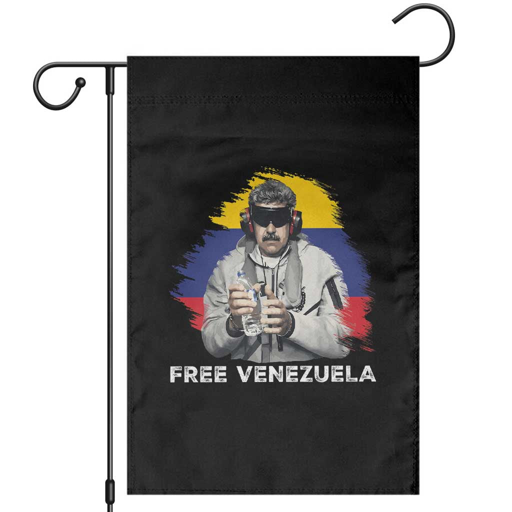 Free Venezuela Maduro Garden Flag Political Satire TS02 Black Print Your Wear