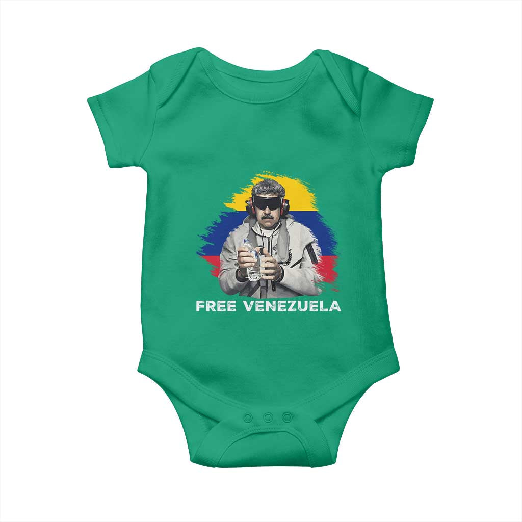 Free Venezuela Maduro Baby Onesie Political Satire TS02 Irish Green Print Your Wear
