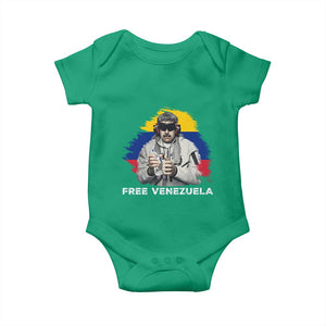 Free Venezuela Maduro Baby Onesie Political Satire TS02 Irish Green Print Your Wear