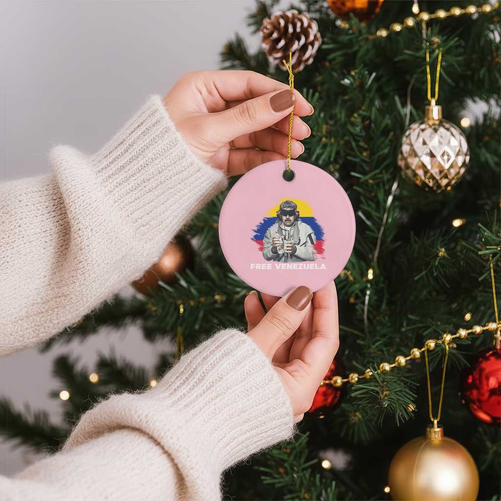 Free Venezuela Maduro Ceramic Ornament Political Satire TS02 1pc Light Pink Print Your Wear