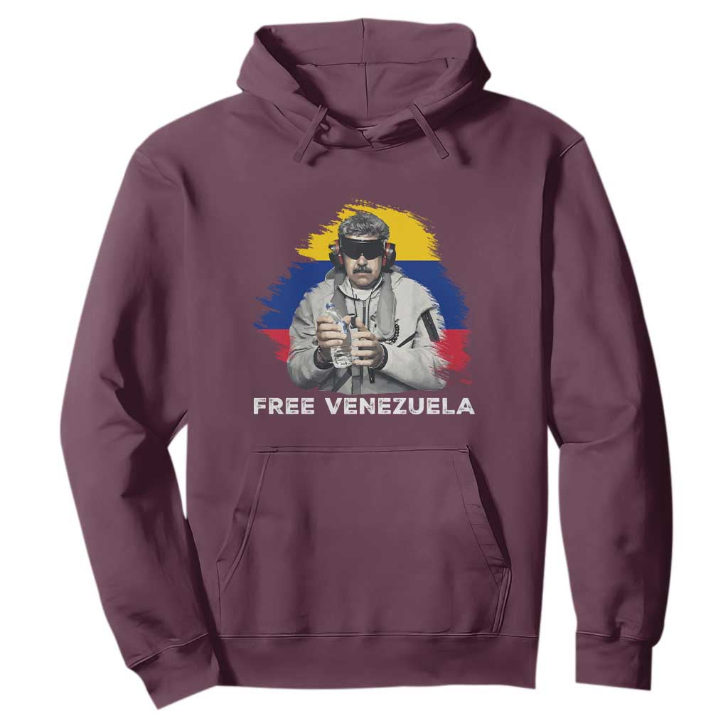 Free Venezuela Maduro Hoodie Political Satire TS02 Maroon Print Your Wear