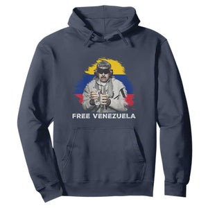 Free Venezuela Maduro Hoodie Political Satire TS02 Navy Print Your Wear