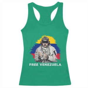 Free Venezuela Maduro Racerback Tank Top Political Satire TS02 Irish Green Print Your Wear