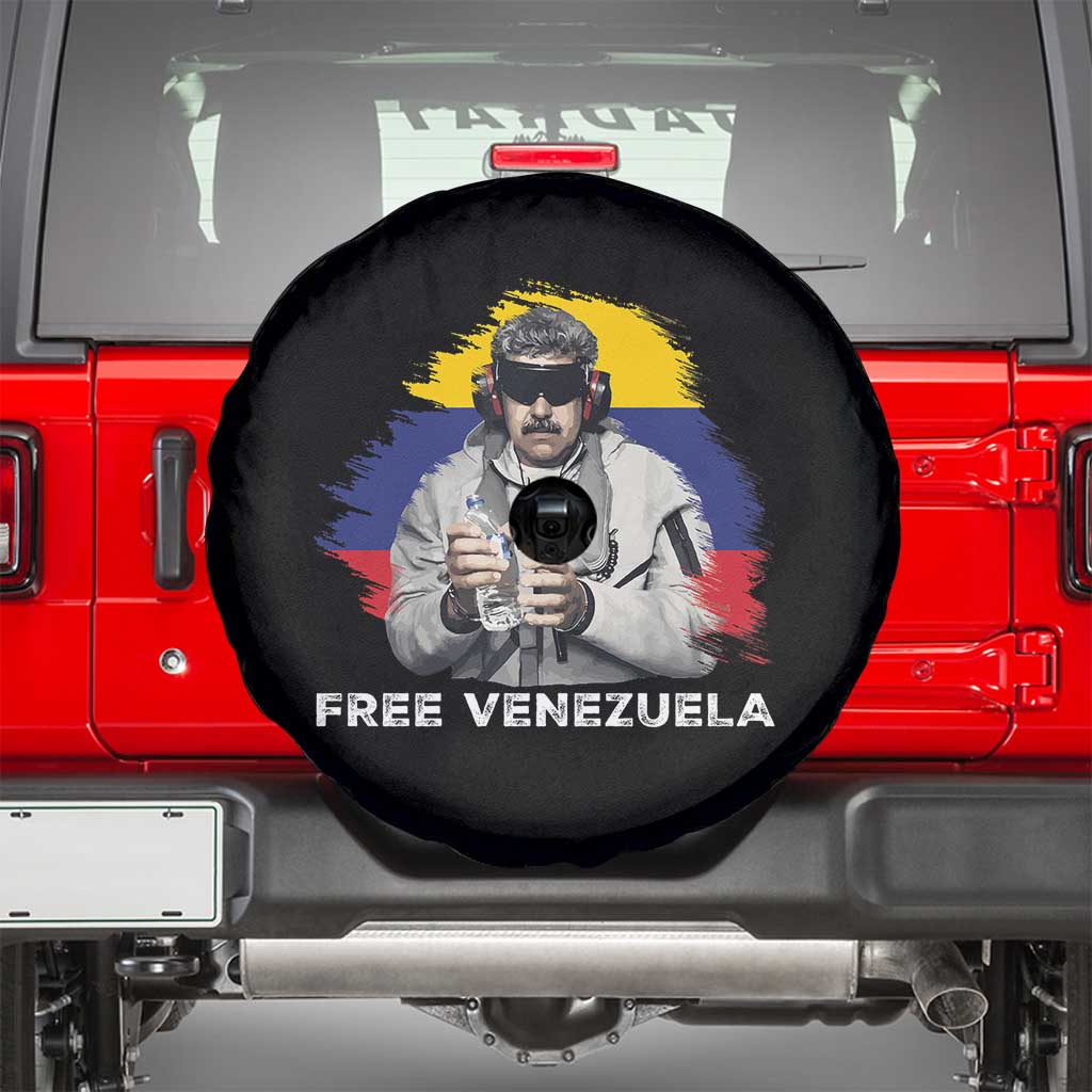 Free Venezuela Maduro Spare Tire Cover Political Satire TS02 Black Print Your Wear