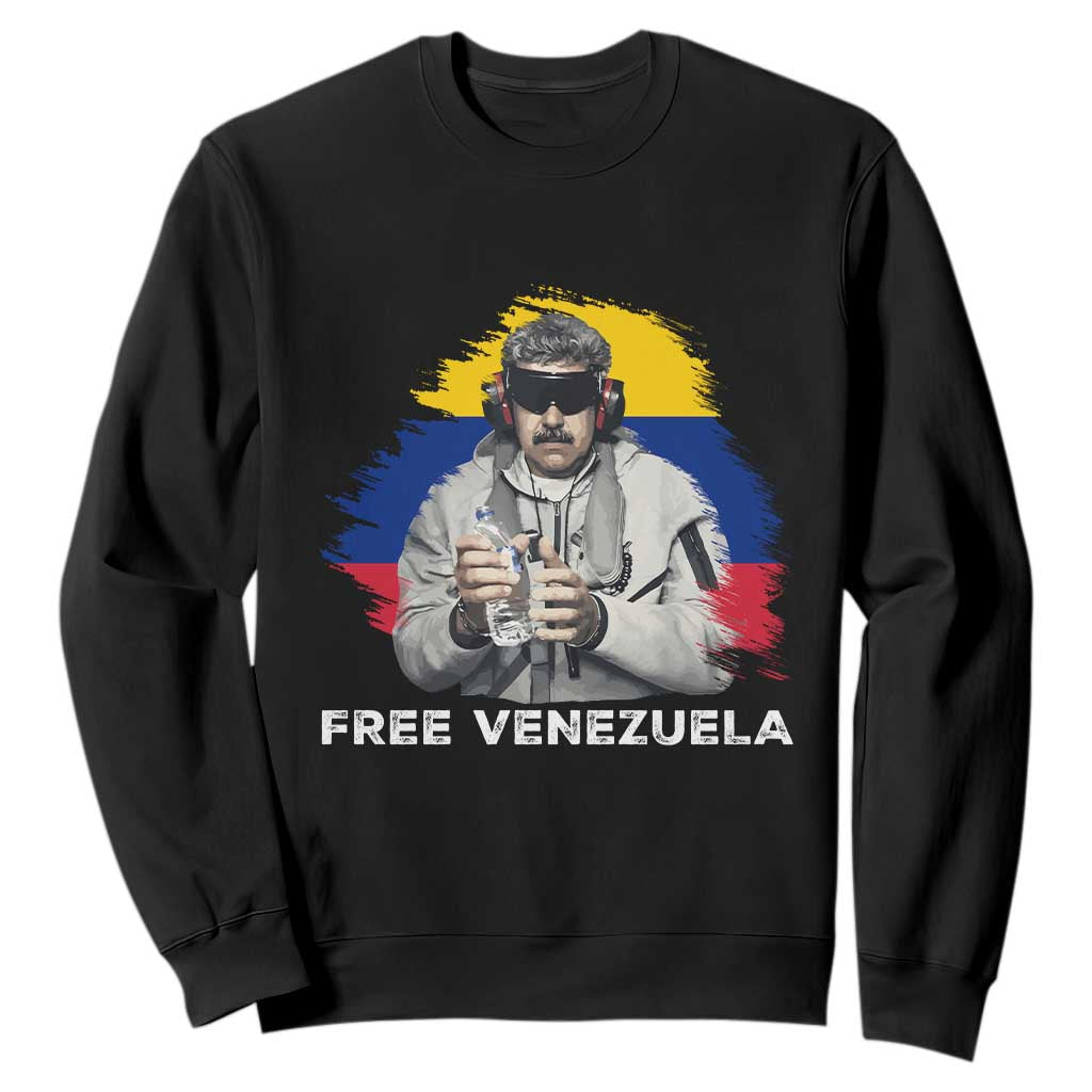 Free Venezuela Maduro Sweatshirt Political Satire TS02 Black Print Your Wear