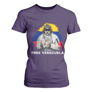 Free Venezuela Maduro T Shirt For Women Political Satire TS02 Purple Print Your Wear