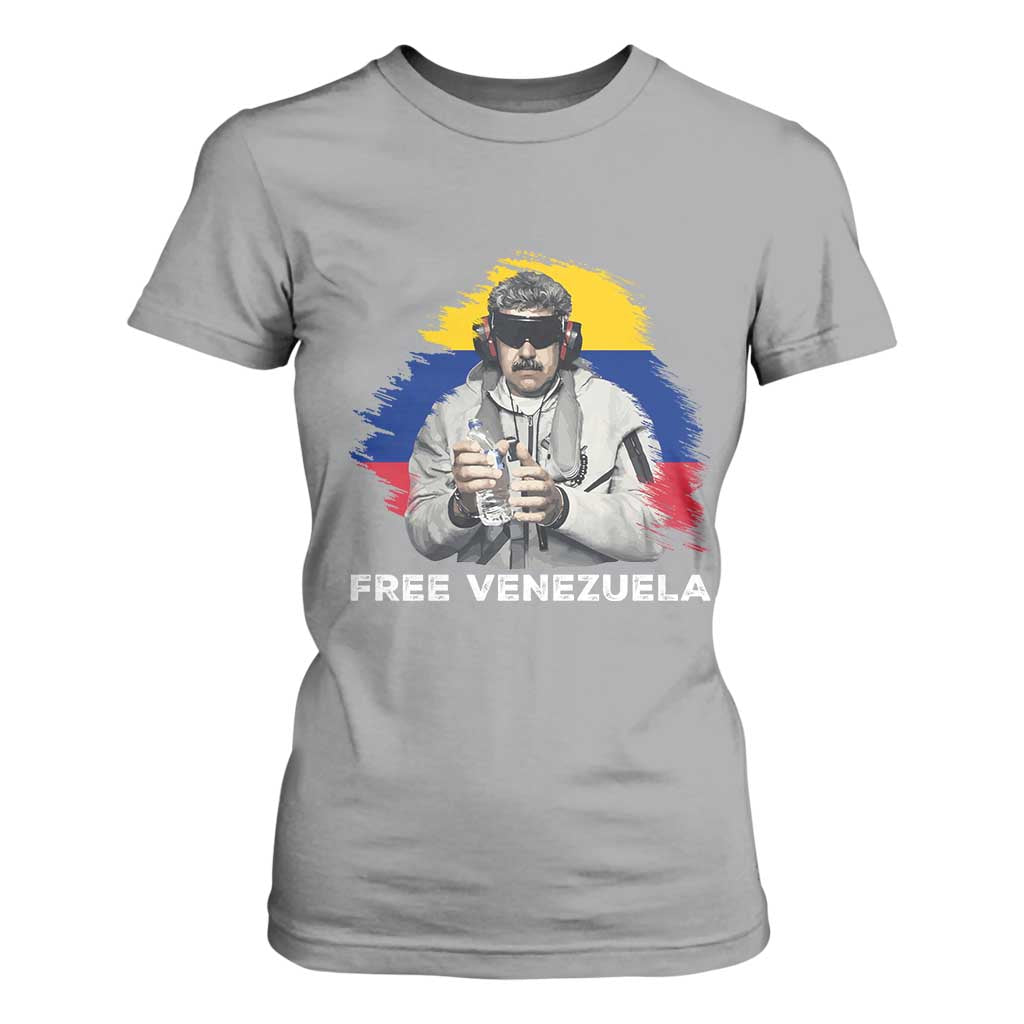 Free Venezuela Maduro T Shirt For Women Political Satire TS02 Sport Gray Print Your Wear