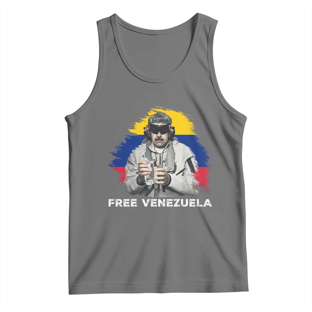 Free Venezuela Maduro Tank Top Political Satire TS02 Black Heather Print Your Wear