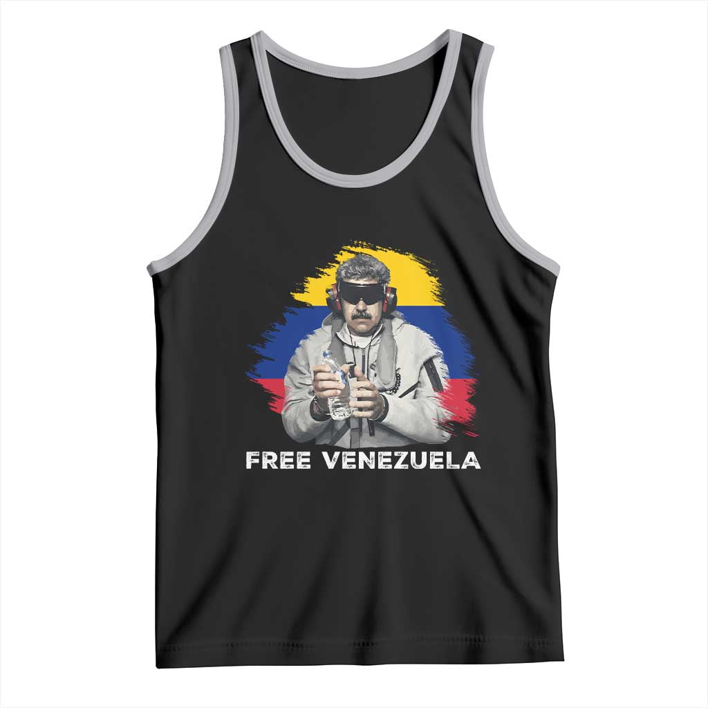 Free Venezuela Maduro Tank Top Political Satire TS02 Black Athletic Heather Print Your Wear