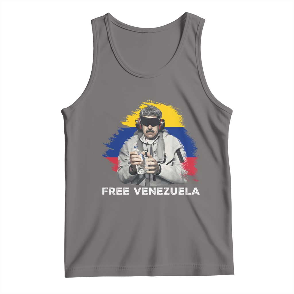 Free Venezuela Maduro Tank Top Political Satire TS02 Deep Heather Print Your Wear